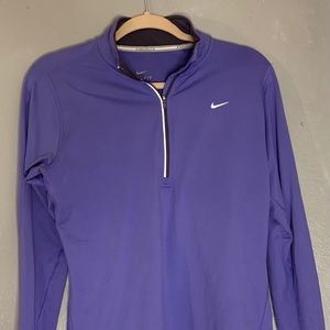 Lavender Dri-Fit Nike Running Long Sleeve Top